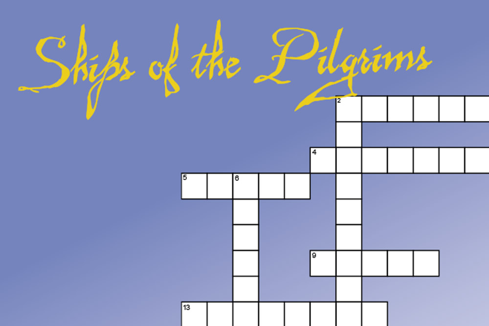 KIDS 109 23 Crosswords Ships Of The Pilgrams Feature