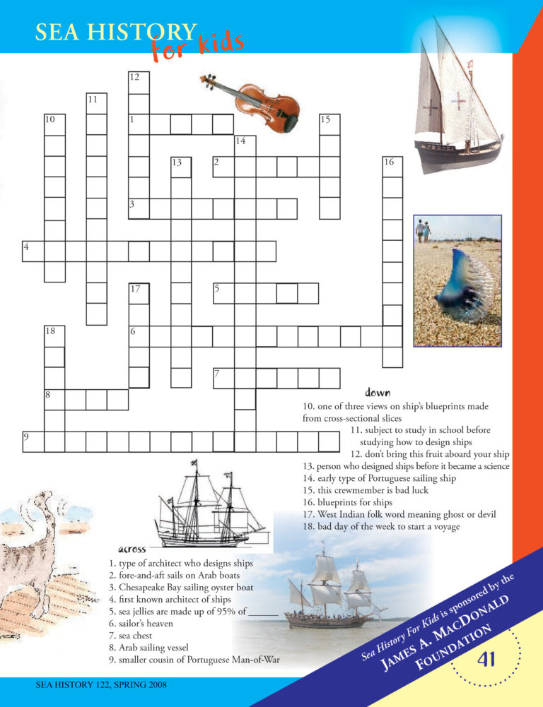 long sea trip crossword clue
