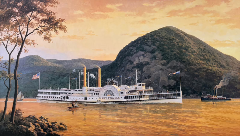 Mary Powell print by William G. Muller