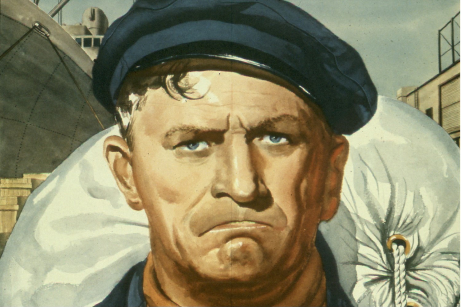 poster of merchant marine from wwII