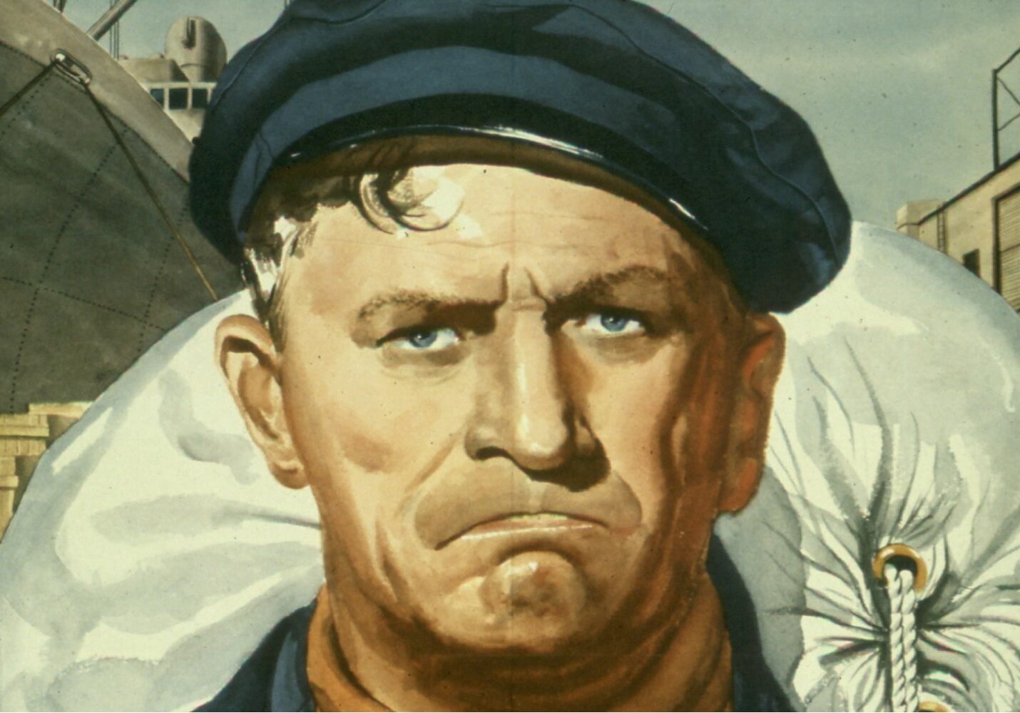 poster of merchant marine from wwII